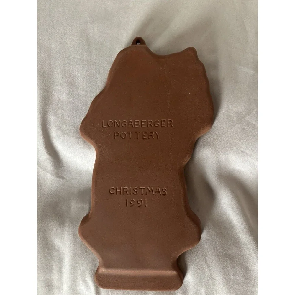 Lot of 4 Longaberger Cookie Molds Kris Kringle, Easter Bunny, Sleigh Belle
